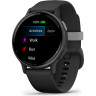 Часы GARMIN VIVOACTIVE 5 SLATE ALUMINUM BEZEL WITH BLACK CASE AND SILICONE BAND 010-02862-10